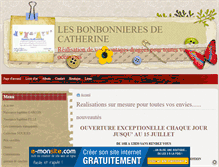 Tablet Screenshot of lesbonbonnieresdecatherine.com